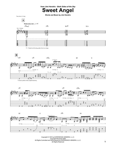 angel guitar tab|More.